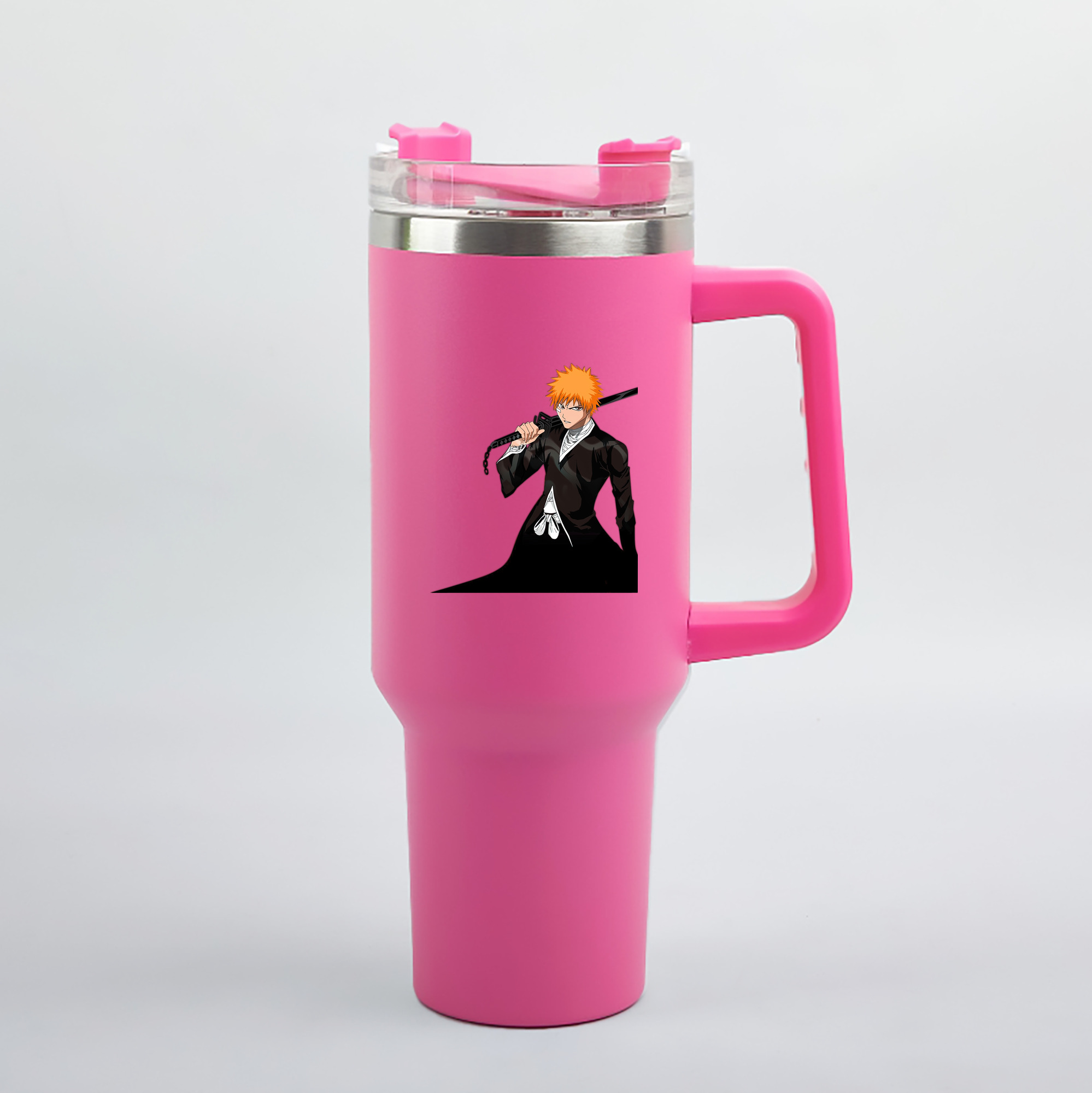 （画像用） ブリーチ 黒崎一護（くろさき いちご）BLEACH Kurosaki Ichigo 1200mL車用タンブラー（カラープリント）
